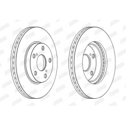 stabdžių diskas (1vnt) COAT+
                                JURID                                                563217JC,