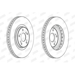 stabdžių diskas (1vnt) COAT+
JURID 562703JC-