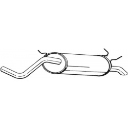galinis duslintuvas
                                BOSAL                                                279-151, Nenurodytas
