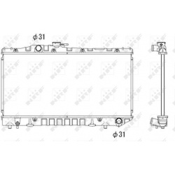 Aušinimo radiatorius
                                NRF                                516712, NRF, 516712, auto detalė