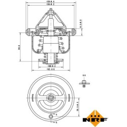 termostatas, aušinimo skystis EASY FIT
                                NRF                                                72