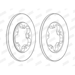 stabdžių diskas (1vnt) COAT+
                                JURID                                563138JC, JURID, 563138JC