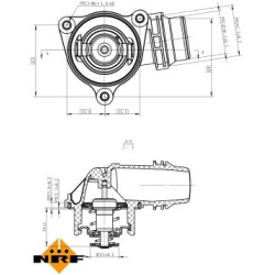 termostatas, aušinimo skystis EASY FIT
                                NRF                                                72