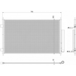 kondensatorius, oro kondicionierius EASY FIT
                                NRF                                350426, NRF, 