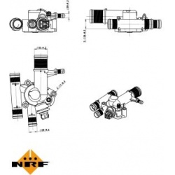 termostatas, aušinimo skystis EASY FIT
                                NRF                                                72