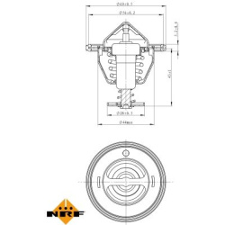 termostatas, aušinimo skystis EASY FIT
                                NRF                                                72