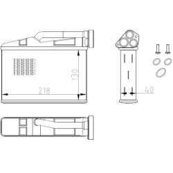 šilumokaitis, salono šildymas EASY FIT
                                NRF                                54409, NRF, 54409