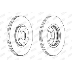 stabdžių diskas (1vnt) COAT+
                                JURID                                                563032JC-