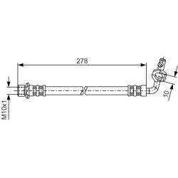 stabdžių žarnelė
                                BOSCH                                                1987476113, BOSCH, 
