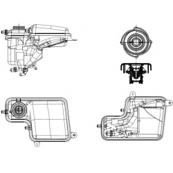 išsiplėtimo bakelis, aušinimo skystis EASY FIT
                                NRF                                        