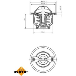 termostatas, aušinimo skystis EASY FIT
                                NRF                                                72