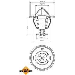 termostatas, aušinimo skystis EASY FIT
                                NRF                                                72