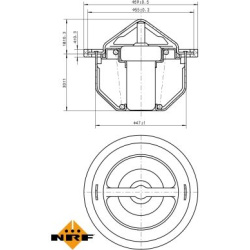 termostatas, aušinimo skystis EASY FIT
                                NRF                                                72