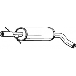 vidurinis duslintuvas
BOSAL 105-505, Nenurodyt