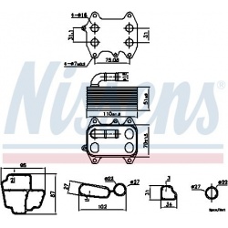 Aušintuvas tepalo
                                NISSENS                                91272, NISSENS, 91272, auto detalė