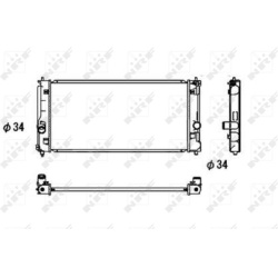 Aušinimo radiatorius
NRF 53709, NRF, 53709, a