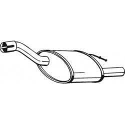 galinis duslintuvas
                                BOSAL                                                154-383, Nenurodytas