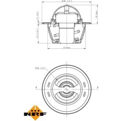 termostatas, aušinimo skystis EASY FIT
                                NRF                                                72