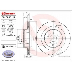 stabdžių diskas (1vnt) PRIME LINE - UV Coated
                                BREMBO                                       