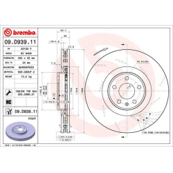 stabdžių diskas (1vnt) PRIME LINE - UV Coated
                                BREMBO                                       