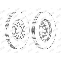 stabdžių diskas (1vnt) COAT+
                                JURID                                                562205JC-