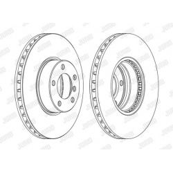 stabdžių diskas (1vnt) COAT+
                                JURID                                                562384JC-