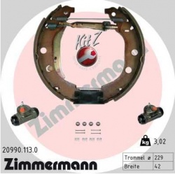 stabdžių trinkelių komplektas KIT Z
                                ZIMMERMANN                                            