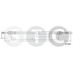 trosas, stovėjimo stabdys
STC T481856, STC, T