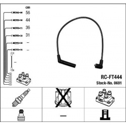 uždegimo laido komplektas
                                NGK                                                RC-FT444, NGK, 