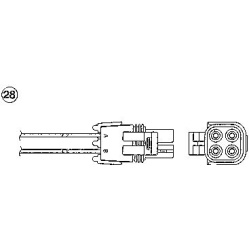 lambda jutiklis
NGK OZA660-EE37, NGK, OZA660-E