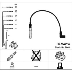 uždegimo laido komplektas
                                NGK                                                RC-VW254, NGK, 