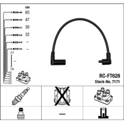 uždegimo laido komplektas
                                NGK                                                RC-FT628, NGK, 