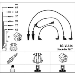 uždegimo laido komplektas
                                NGK                                                RC-VL614, NGK, 