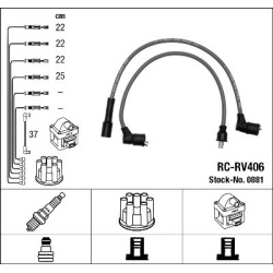 uždegimo laido komplektas
NGK RC-RV406, NGK,