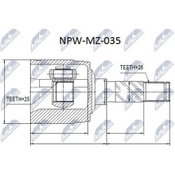 pusašio šarnyras
                                NTY                                NPW-MZ-035, NTY, NPW-MZ-035, auto detal