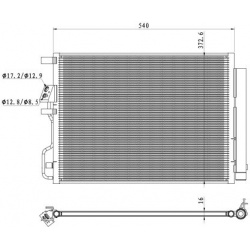 kondensatorius, oro kondicionierius EASY FIT
                                NRF                                350501, NRF, 