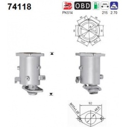katalizatoriaus keitiklis
                                AS                                                74118, AS, 74118,