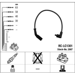 uždegimo laido komplektas
                                NGK                                                RC-LC1301, NGK,