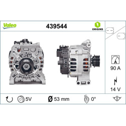 kintamosios srovės generatorius VALEO ORIGINS NEW OE TECHNOLOGY
                                                439544, VALE