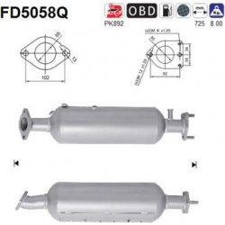 DPF, kietųjų dalelių filtras
                                FD5058Q, AS, FD5058Q, auto detalė