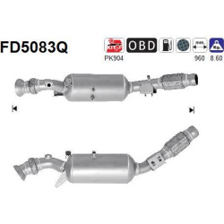 DPF, kietųjų dalelių filtras
                                FD5083Q, AS, FD5083Q, auto detalė