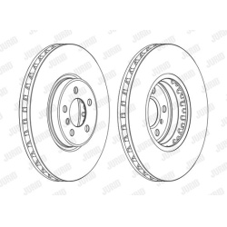 stabdžių diskas (1vnt) COAT+
JURID 562522JC-