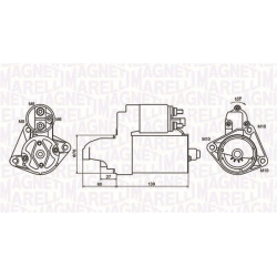 Starteris
                                MAGNETI MARELLI                                                063721050010, MAGNET