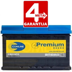 Akumuliatorius COMLINE PREMIUM 100Ah 840A
                                CB019PR, COMLINE, CB019PR, auto detalė