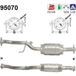 katalizatoriaus keitiklis
                                AS                                                95070, AS, 95070,