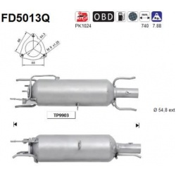 DPF, kietųjų dalelių filtras
                                FD5013Q, AS, FD5013Q, auto detalė