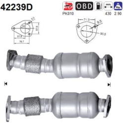 katalizatoriaus keitiklis
                                AS                                42239D, AS, 42239D, auto detalė