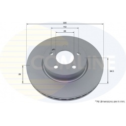 stabdžių diskas (1vnt) Comline
                                ADC4014V, COMLINE, ADC4014V, auto detalė