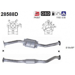 katalizatoriaus keitiklis
                                AS                                28588D, AS, 28588D, auto detalė