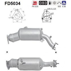 DPF, kietųjų dalelių filtras
                                                FD5034, AS, FD5034, auto detalė
